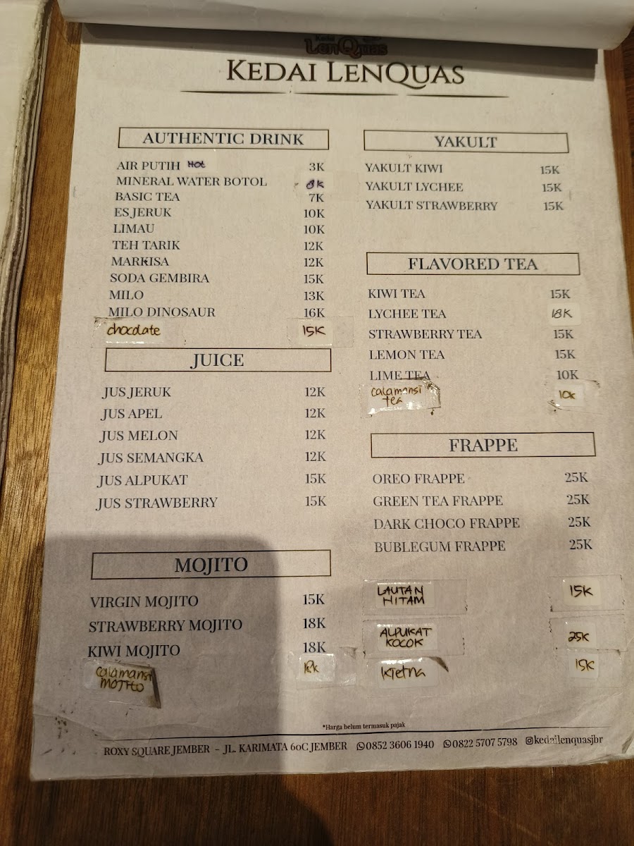 Menu Kedai Lenquas-2